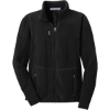 Custom Port Authority R-Tek Pro Fleece Full-Zip Jacket. Black/Black