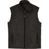Custom Port Authority Sweater Fleece Vest Black Heather