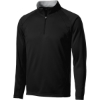 Custom Sport-Tek Sport-Wick Fleece 1/4-Zip Pullover. Black/Silver