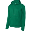 Custom Sport-Tek Sport-Wick Fleece Hooded Pullover. Kelly Green