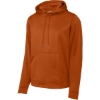 Custom Sport-Tek Sport-Wick Fleece Hooded Pullover. Texas Orange