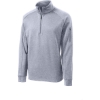 Custom Sport-Tek Tech Fleece 1/4-Zip Pullover. Grey Heather