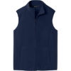 Custom Port Authority C-FREE Fleece Vest True Navy Blue