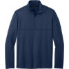 Custom Port Authority Smooth Fleece 1/4-Zip River Blue Navy
