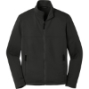 Custom Port Authority Collective Smooth Fleece Jacket. Deep Black