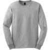 Custom Gildan - Ultra Cotton 100% US Cotton Long Sleeve T-Shirt. Ash Gray