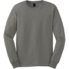 Custom Gildan - Ultra Cotton 100% US Cotton Long Sleeve T-Shirt. Charcoal Gray