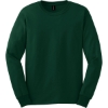 Custom Gildan - Ultra Cotton 100% US Cotton Long Sleeve T-Shirt. Forest Green