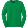 Custom Gildan - Ultra Cotton 100% US Cotton Long Sleeve T-Shirt. Irish Green