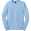 Custom Gildan - Ultra Cotton 100% US Cotton Long Sleeve T-Shirt. Light Blue