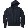 Custom Champion Reverse Weave Garment-Dyed Hooded Sweatshirt. Navy Blue