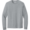 Custom Jerzees Ultimate Unisex Ring Spun Long Sleeve T-Shirt Athletic Heather Gray