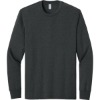 Custom Jerzees Ultimate Unisex Ring Spun Long Sleeve T-Shirt Black Ink Heather