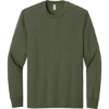 Custom Jerzees Ultimate Unisex Ring Spun Long Sleeve T-Shirt Military Green Heather
