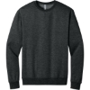 Custom Jerzees Ultimate Unisex CVC Ring Spun Crewneck Sweatshirt Black Ink Heather