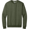 Custom Jerzees Ultimate Unisex CVC Ring Spun Crewneck Sweatshirt Military Green Heather