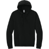 Custom Jerzees Ultimate Unisex CVC Ring Spun Hooded Sweatshirt Black Ink