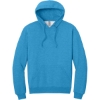 Custom Jerzees Ultimate Unisex CVC Ring Spun Hooded Sweatshirt Soul Blue Heather