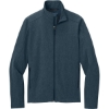 Custom Port Authority Core Soft Shell Jacket. Navy Heather Blue