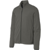 Custom Port Authority Active Soft Shell Jacket. Grey Steel