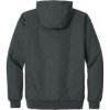 Custom CornerStone - Duck Cloth Hooded Work Jacket. Charcoal Gray