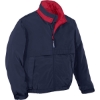 Custom Port Authority Legacy Jacket. Dark Navy Blue/Red