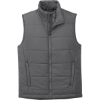 Custom Port Authority Puffer Vest ShadowGrey