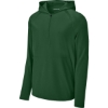 Custom Sport-Tek Repeat 1/2-Zip Long Sleeve Hooded Jacket Forest Green