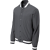 Custom Sport-Tek Insulated Varsity Jacket Graphite Gray
