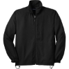 Custom Sport-Tek Full-Zip Wind Jacket. Black