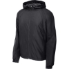 Custom Sport-Tek Hooded Raglan Jacket. Graphite Grey