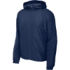 Custom Sport-Tek Hooded Raglan Jacket. True Navy Blue