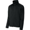 Custom Sport-Tek Tricot Track Jacket. Black/Black