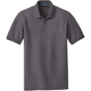 Custom Port Authority Core Classic Pique Polo. Graphite Gray