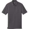 Custom Port Authority Dry Zone UV Micro-Mesh Pocket Polo. Graphite Gray