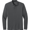 Custom Port Authority Wearever Signature Pique Long Sleeve Polo StormGrey