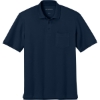 Custom Port Authority Wearever Signature Pique Pocket Polo River Blue Navy