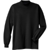 Custom Port Authority Interlock Knit Mock Turtleneck. Black