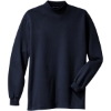 Custom Port Authority Interlock Knit Mock Turtleneck. Navy Blue