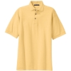 Custom Port Authority Heavyweight Cotton Pique Polo. Yellow