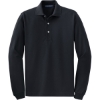 Custom Port Authority Rapid Dry Long Sleeve Polo. Classic Navy Blue