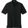 Custom Port Authority Silk Touch Polo Black