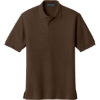 Custom Port Authority Silk Touch Polo Coffee Bean Brown
