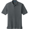 Custom Port Authority Silk Touch Polo Steel Grey