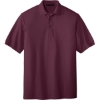 Custom Port Authority Extended Size Silk Touch Polo Maroon