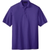 Custom Port Authority Extended Size Silk Touch Polo Purple