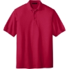 Custom Port Authority Extended Size Silk Touch Polo Red