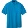 Custom Port Authority Extended Size Silk Touch Polo Turquoise