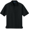 Custom Port Authority Dry Zone Ottoman Polo. Black