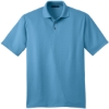 Custom Port Authority Performance Fine Jacquard Polo. Ocean Blue